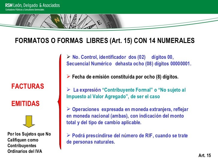 formatos de facturas