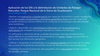 Aplicación de los GIS a la delimitación de unidades de paisajes natur…