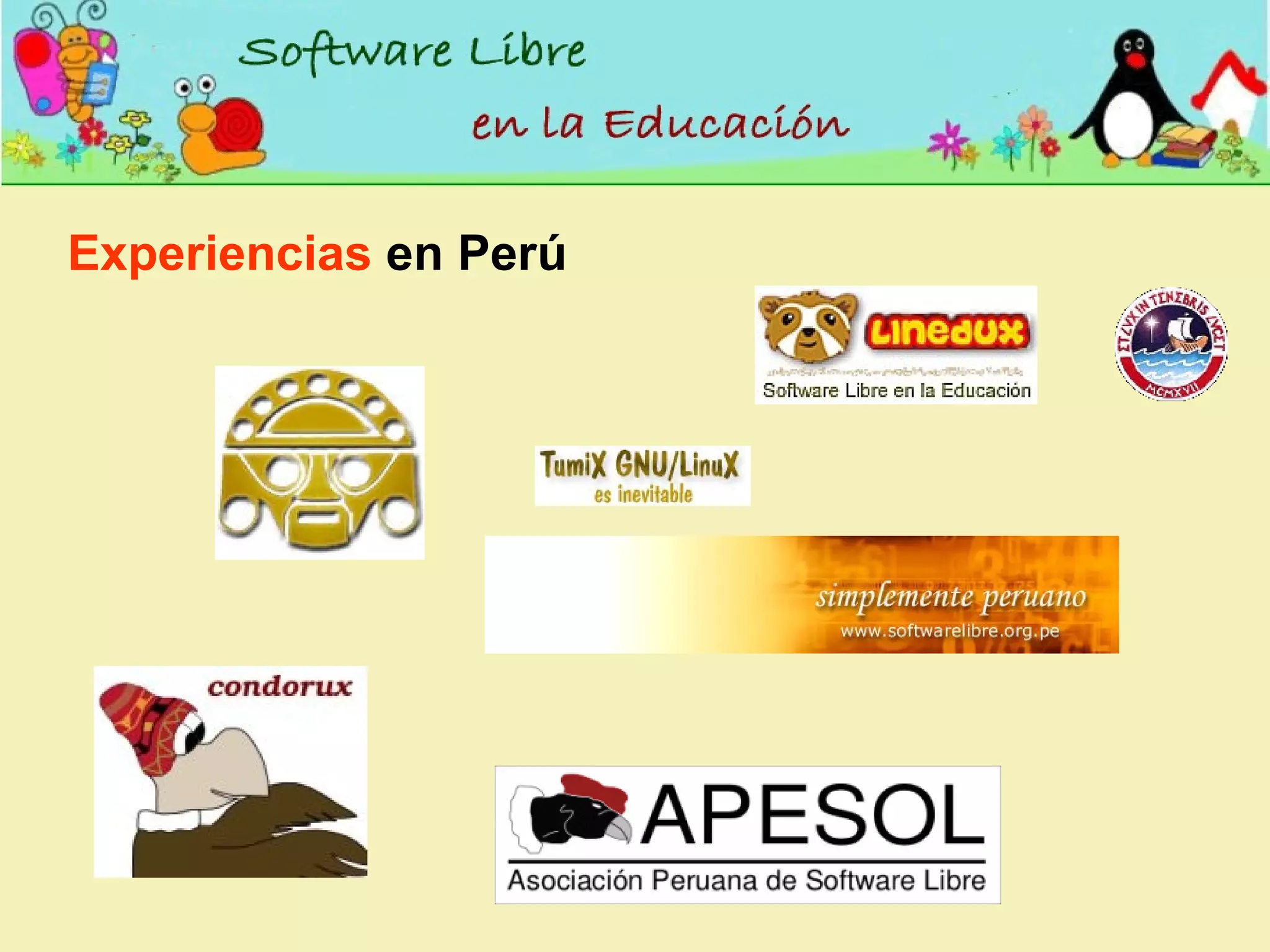 Experiencias  en Perú 