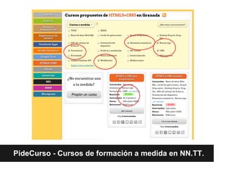 PideCurso - Cursos de formación a medida en NN.TT.
 