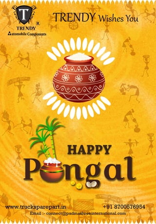 TRENDY Wishes You "Happy Pongal" .