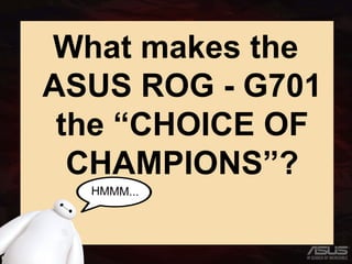 Advertising ASUS Gaing Laptop | PPT