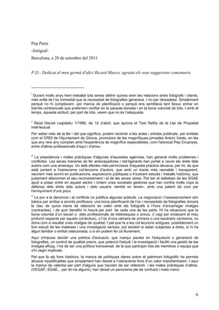 Ponència Pep Parer: Els drets d'autor des de la visió d'un fotògraf | PDF