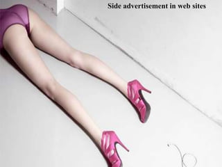 Side advertisement in web sites
 