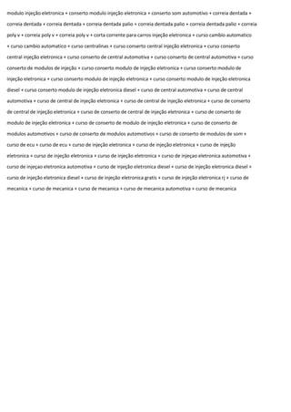 eletronica programavel + injeção eletronica programavel + injeção eletronica programavel + injeção monoponto
+ injeção mon...
