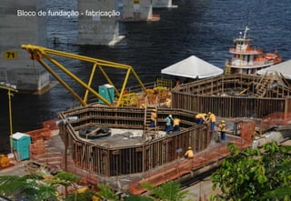 Bloco de fundação - fabricação
 
