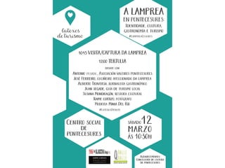 Tertulia sobre a lamprea en Pontecesures