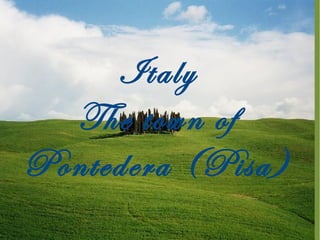 Italy
The town of
Pontedera (Pisa)

 