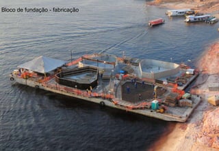 Bloco de fundação - fabricação

 