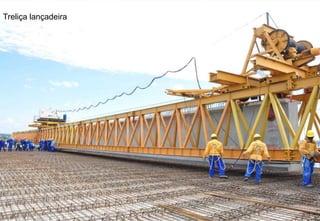 Treliça lançadeira

Lançamento de vigas

 