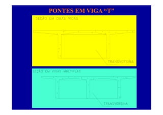 PONTES EM VIGA “T”
 