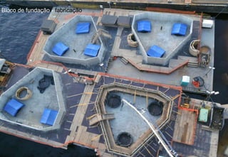 Bloco de fundação - fabricação 
 