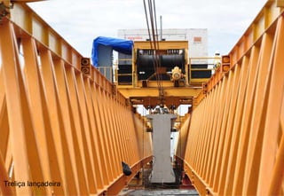 Lançamento de vigas 
Treliça lançadeira 
 