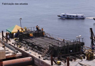 Fabricação das aduelas 
 