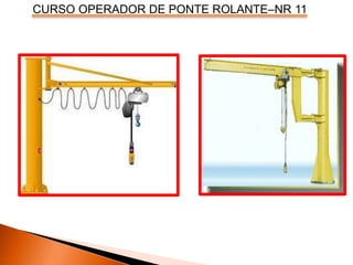 CURSO OPERADOR DE PONTE ROLANTE–NR 11
 