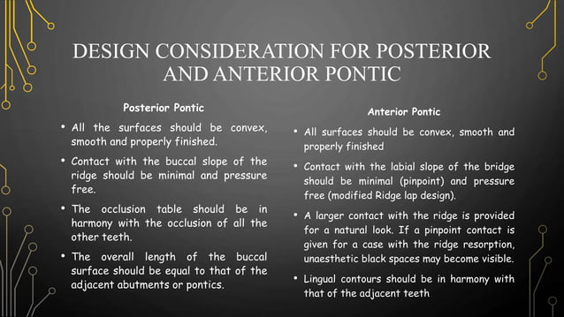 Pontics in Fixed Partial Denture | PPTX