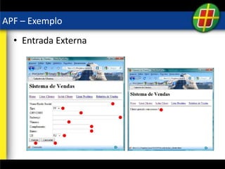 APF – Exemplo
• Entrada Externa
 