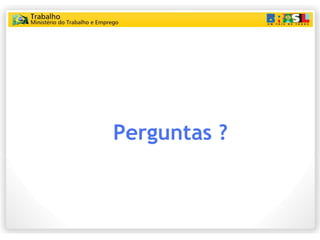 Perguntas ? 