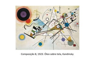 Composição 8, 1923. Óleo sobre tela, Kandinsky  