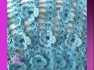 Ponto Flor em Crochê