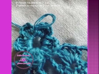 Ponto Flor em Crochê