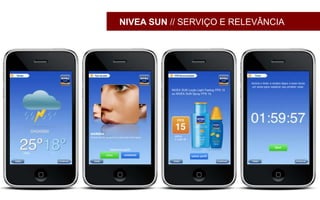 NIVEA SUN // SERVIÇO E RELEVÂNCIA
 