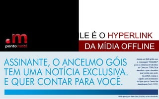 O USO DE MAIS FUNCIONALIDADES É CADA VEZ MAIS DISSEMINADO19% da Classe A acessa internet móvel10% da faixa 45+ usa para enviar e receber fotos e imagens23% das mulheres usam para acessar músicas e vídeos99% usam para fazer e receber chamadas ;-)