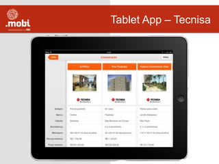 Tablet App – Tecnisa
 