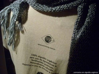 camisetas em algodão orgânico