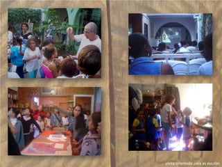 visita orientada para as escolas