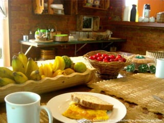 café natural com laticínios orgânicos, pautando a alimentação saudável
