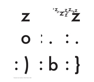 Storyboard para Typefaces. Kleber Oliveira, 2004.
 