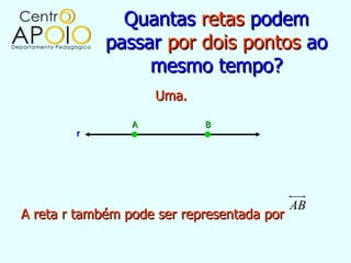 www.AulasDeMatematicaApoio.com - Matemática - Retas, Planos e Pontos | PPT