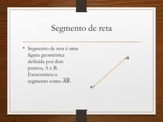 Segmento de reta
•
.
.
B
A