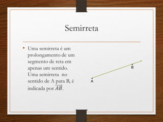 Semirreta
•
.B
.A