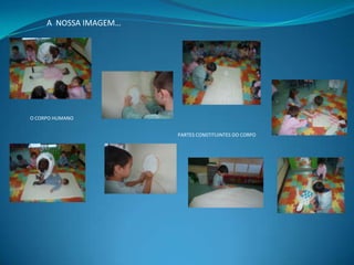A NOSSA IMAGEM…

O CORPO HUMANO
PARTES CONSTITUINTES DO CORPO

 