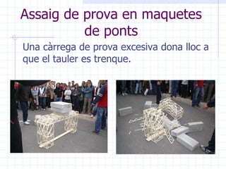 Ponts de Tram Recte. Tenen pilars i bigues. 