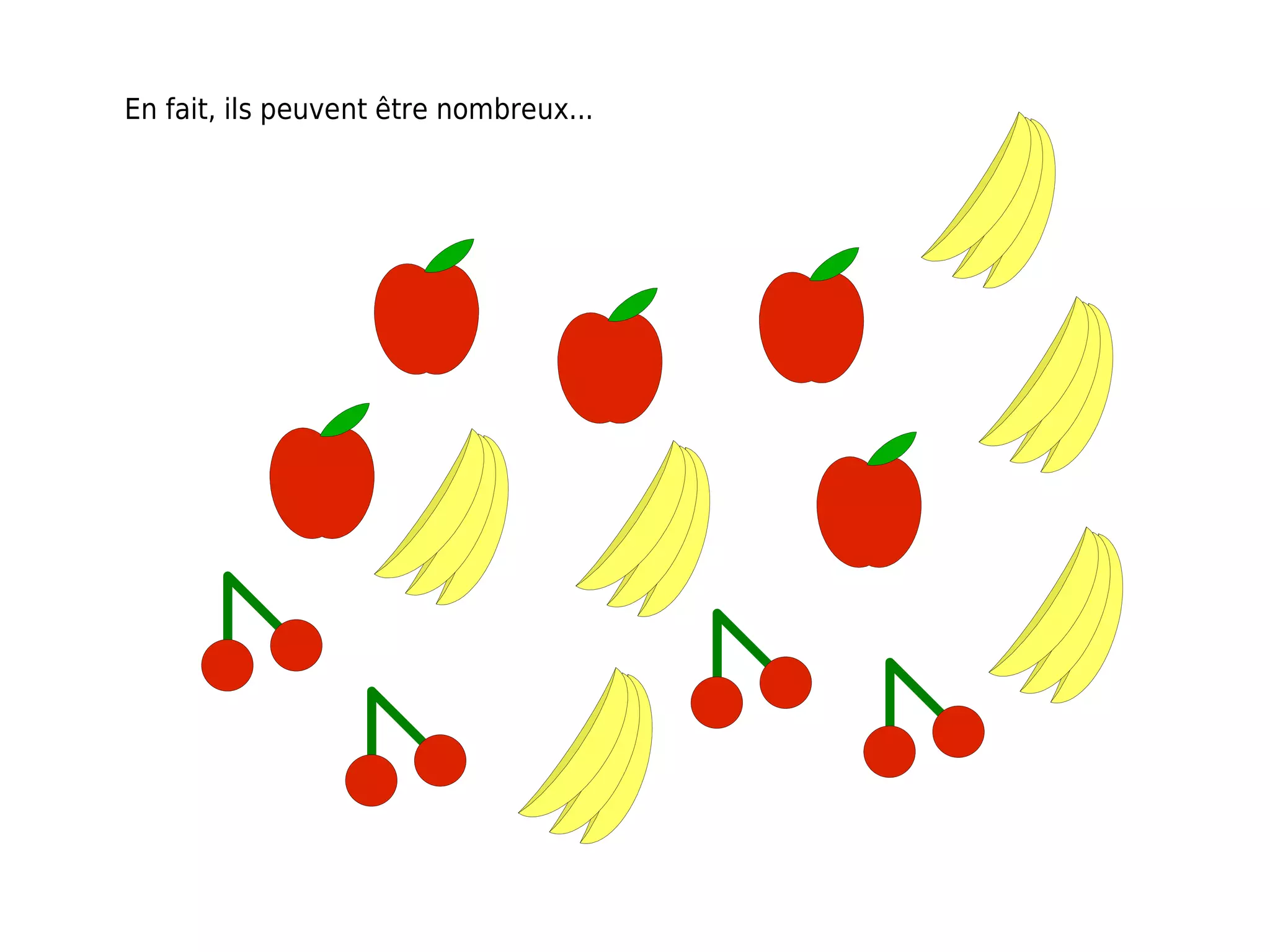 En fait, ils peuvent être nombreux...
 