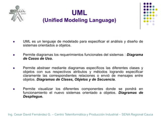 Entregar ( ) as TVENCAPSULAMIENTOEsta propiedad permite la ocultación de la información es decir permite asegurar que el contenido de un objeto se pueda ocultar del mundo exterior dejándose ver lo que cada objeto necesite hacer publico.Ejemplo: Una persona desea llevar su televisor descompuesto para que sea arreglado por un técnico.personatécnicoEntregar ( )Llevar ( TV )Ver_TV( )