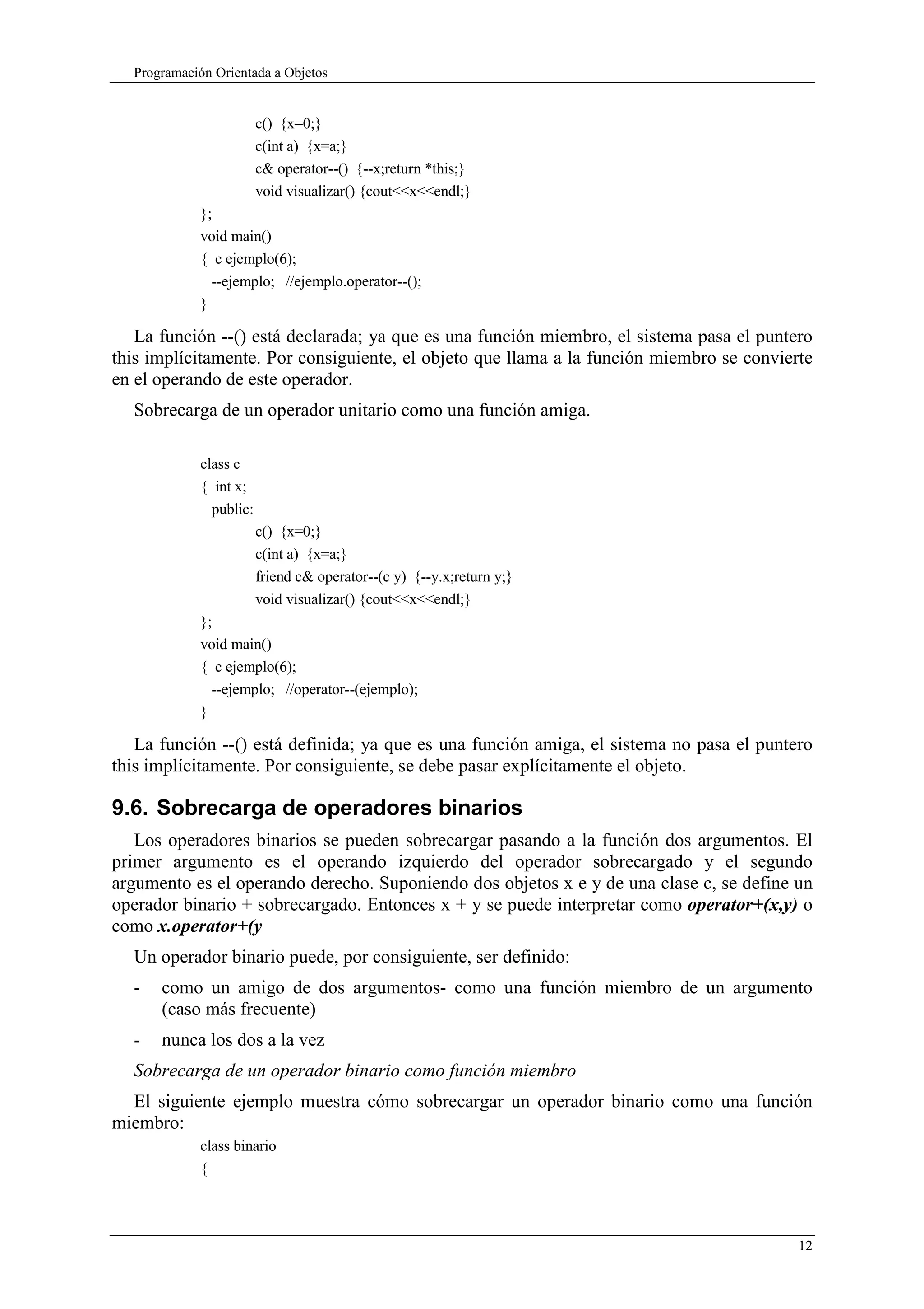 Programación Orientada a Objeto