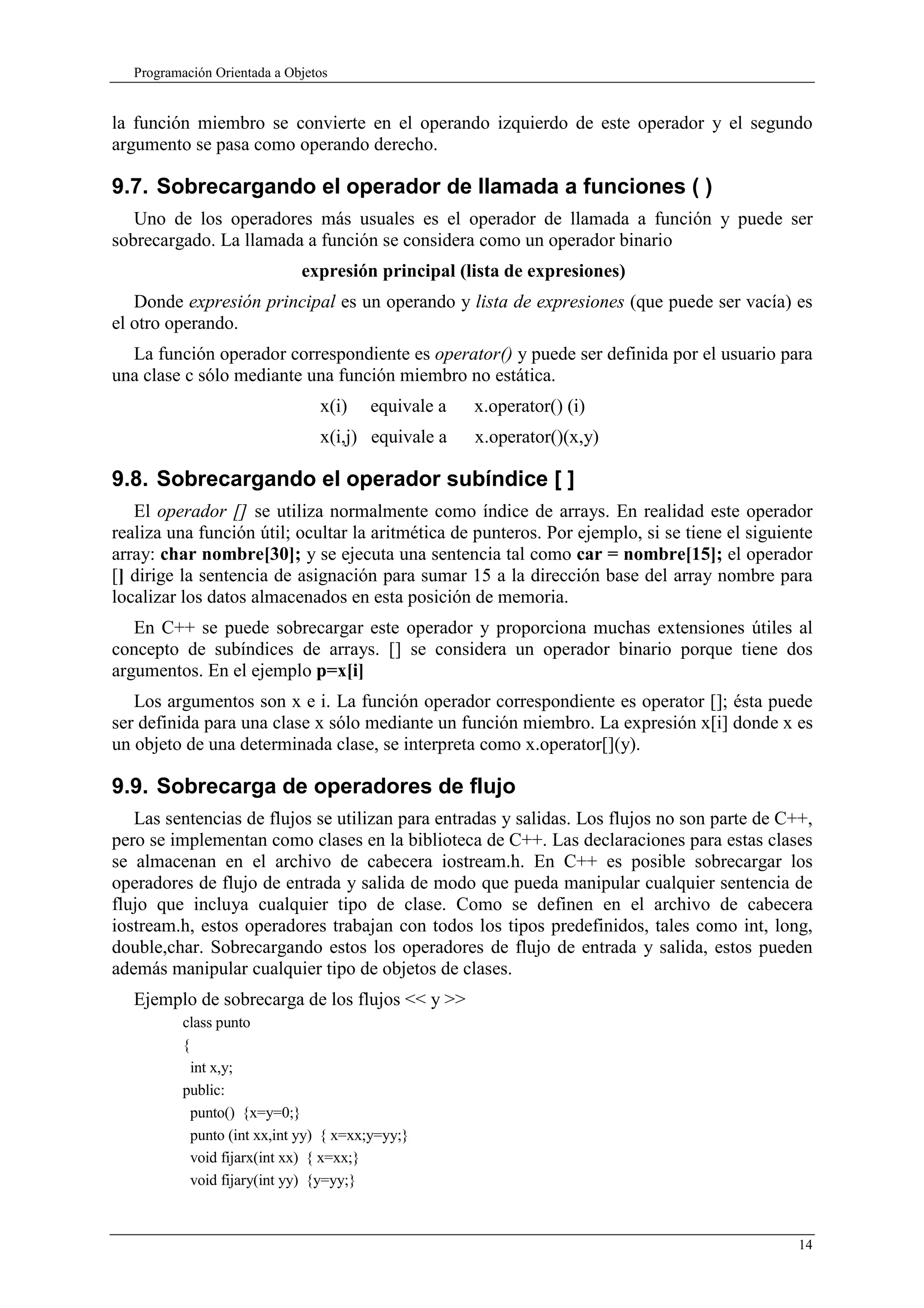 Programación Orientada a Objeto