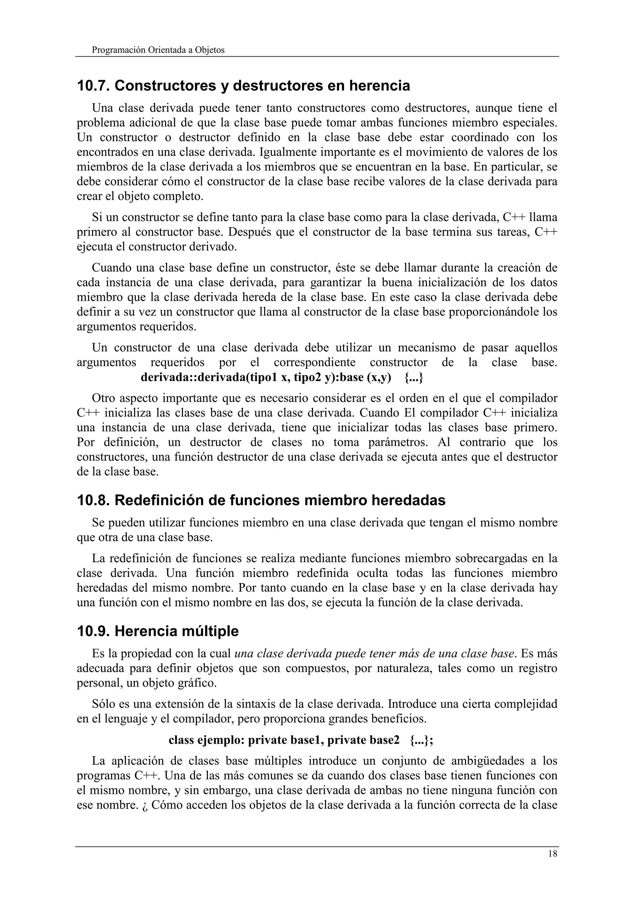 Programación Orientada a Objeto