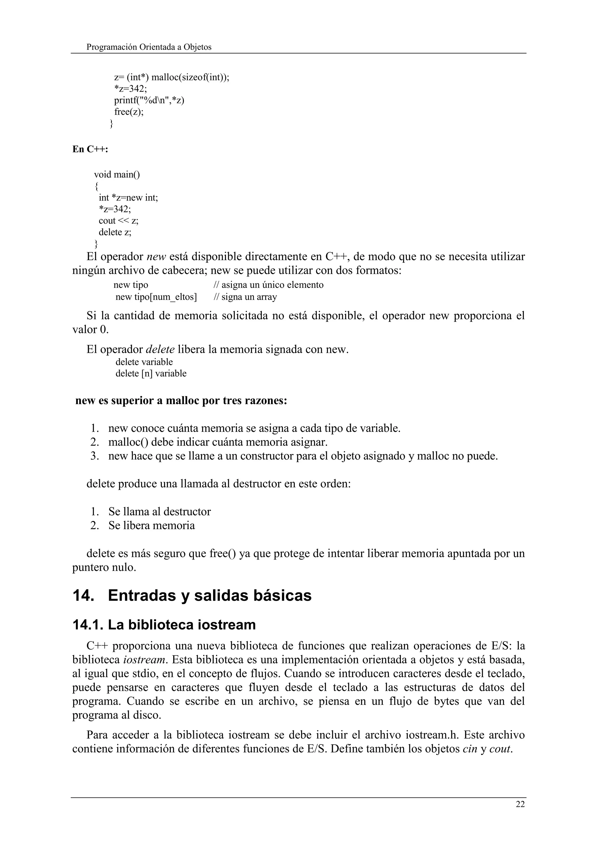 Programación Orientada a Objeto