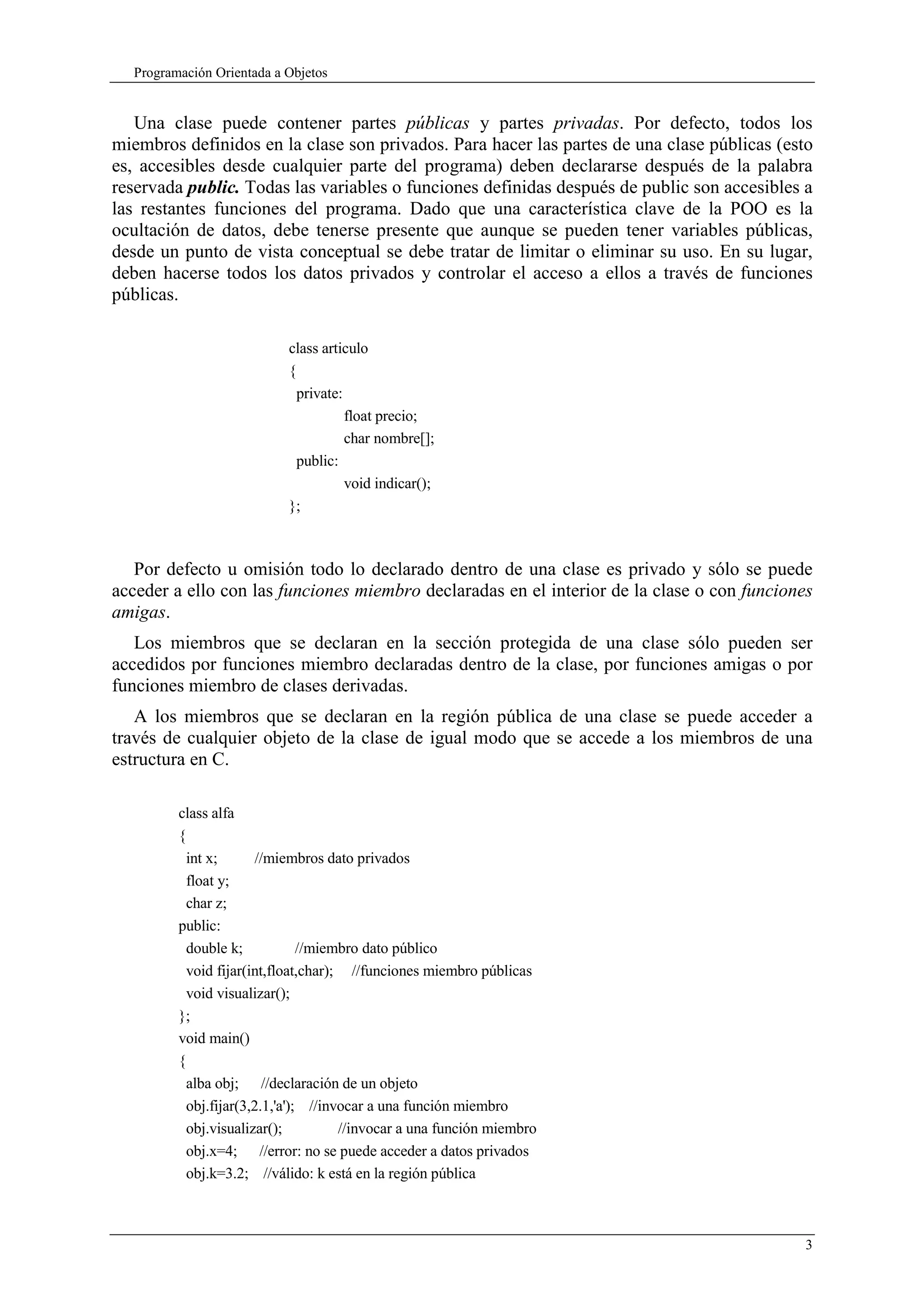 Programación Orientada a Objeto