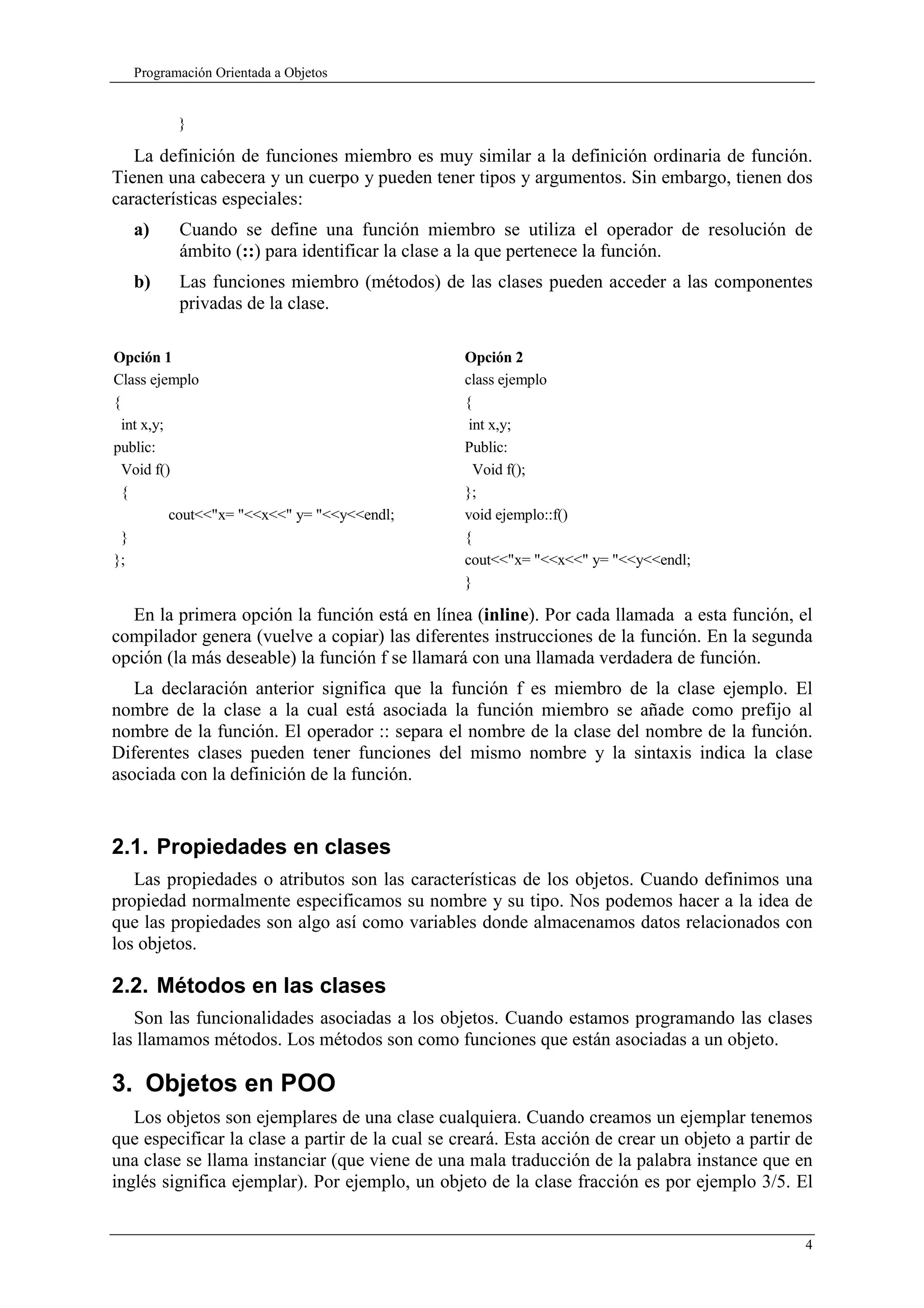 Programación Orientada a Objeto