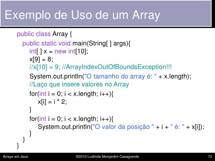 POO - 13 - Arrays em Java