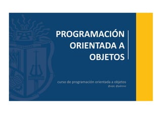 Programación Orientada a Objetos en Java | PDF
