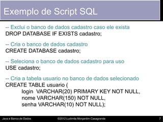POO - 21 - Java e Banco de Dados | PDF