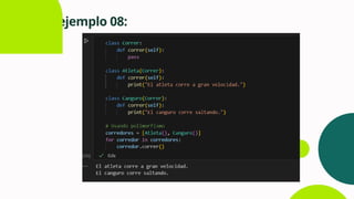 Poo programación orientada a objetos en python presentación ppts | PPTX