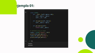 Poo programación orientada a objetos en python presentación ppts | PPTX